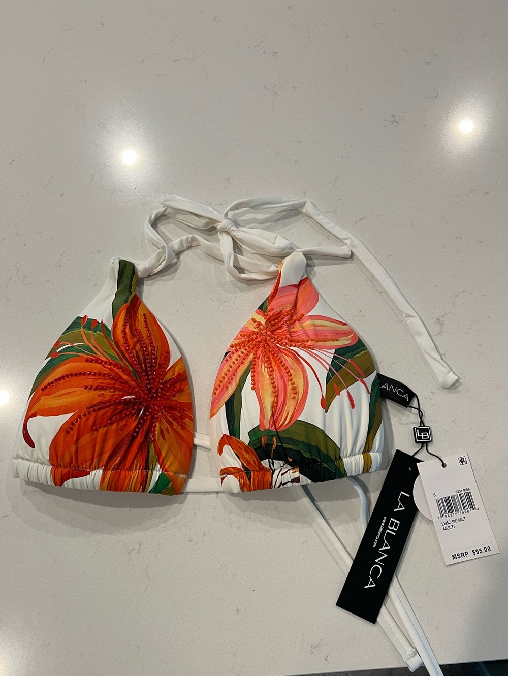 La Blanca bikini top